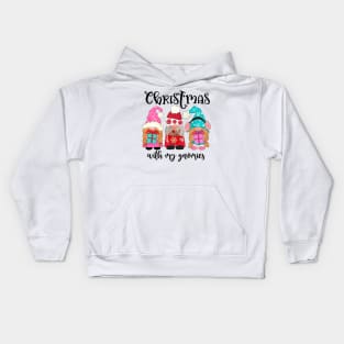 Christmas With my Gnomes Kids Hoodie